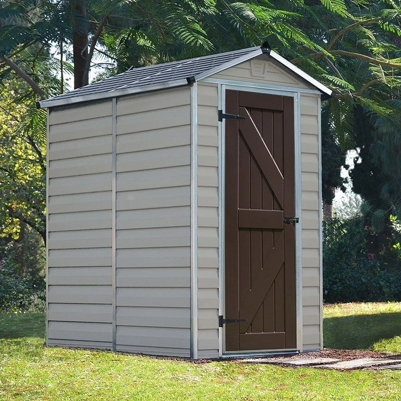 4' X 6' Palram Canopia Tan Skylight Plastic Shed (1.21m X 1.77m) 3 4' X 6' Palram Canopia Tan Skylight Plastic Shed (1.21m X 1.77m)