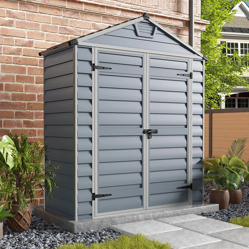 6' X 3' Palram Canopia Grey Skylight Plastic Shed (1.85m X 0.9m) 3 6' X 3' Palram Canopia Grey Skylight Plastic Shed (1.85m X 0.9m)