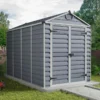 6' X 10' Palram Canopia Grey Skylight Plastic Shed (1.85m X 3.04m) 2 6' X 10' Palram Canopia Grey Skylight Plastic Shed (1.85m X 3.04m) -Zen Gardenia Sales 01 705588hd 6x10 palram canopia grey skylight shed insitu1 min