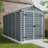 6' X 12' Palram Canopia Grey Skylight Plastic Shed (1.85m X 3.79m) 1 6' X 12' Palram Canopia Grey Skylight Plastic Shed (1.85m X 3.79m) -Zen Gardenia Sales 01 705589hd 6x12 palram canopia grey skylight shed insitu min