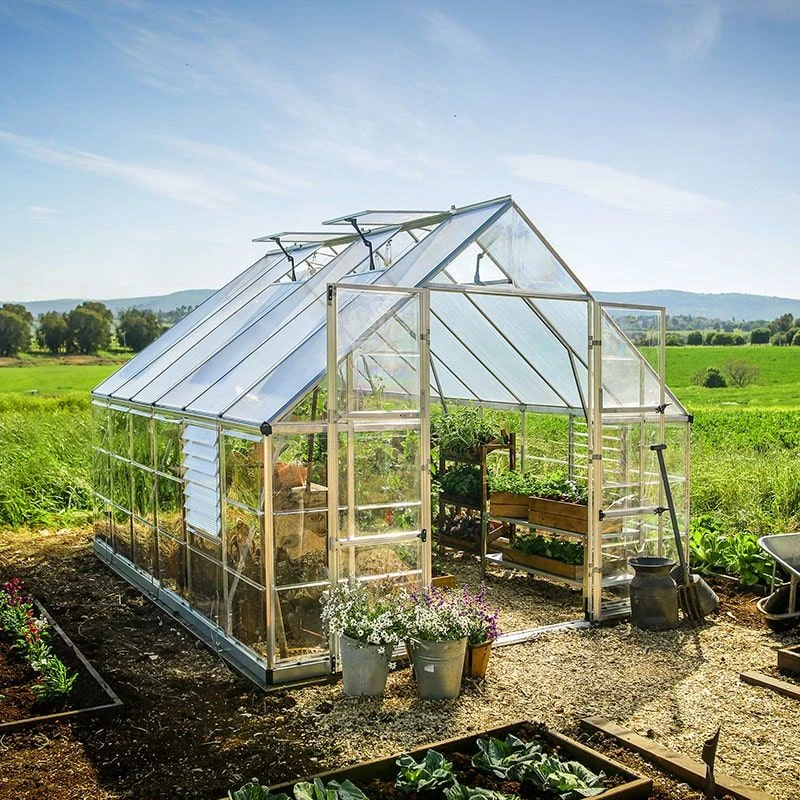 10' X 12' Palram Canopia Balance Silver Greenhouse (3.04m X 3.66m) 3 10' X 12' Palram Canopia Balance Silver Greenhouse (3.04m X 3.66m)