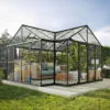 14'9 X 12'5 Palram Canopia Triomphe Orangery Enclosed Garden Gazebo (4.54m X 3.8m) -Zen Gardenia Sales 01 706970 14x12 pc triomphe insitu min 1