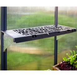 2' X 1' Palram Canopia Leaves Greenhouse Shelves - 2 Pack (0.65m X 0.26m)