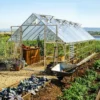 10' X 24' Palram Canopia Balance Silver Large Greenhouse (3.04m X 7.24m) -Zen Gardenia Sales 01 707014 10x24 pc balance insitu min 1