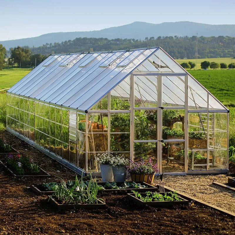 10' X 28' Palram Canopia Balance Silver Large Greenhouse (3.04m X 8.44m) 3 10' X 28' Palram Canopia Balance Silver Large Greenhouse (3.04m X 8.44m)