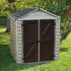 6' X 5' Palram Canopia Tan Skylight Plastic Shed (1.85m X 1.54m) 2 6' X 5' Palram Canopia Tan Skylight Plastic Shed (1.85m X 1.54m) -Zen Gardenia Sales 01 707207hdbun 6x5 palram canopia tan skylight shed insitu min 1