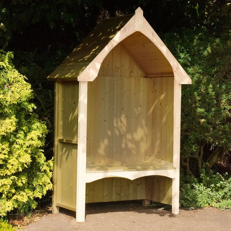 Shire Balsam Garden Arbour Seat 4'x2' 3 Shire Balsam Garden Arbour Seat 4'x2'