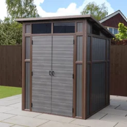 7’ X 7’ Mercia Premium Composite Pent Shed (2.03m X 2.08m) 20 7’ X 7’ Mercia Premium Composite Pent Shed (2.03m X 2.08m) -Zen Gardenia Sales 01 esdxl30pls027 mercia 7x7 composite shed insitu1 min