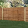 Forest 6' X 4' Brown Pressure Treated Super Lap Fence Panel (1.83m X 1.22m) 1 Forest 6' X 4' Brown Pressure Treated Super Lap Fence Panel (1.83m X 1.22m) -Zen Gardenia Sales 01 tpsuper64brptr insitu min 1