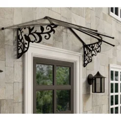 7’1 X 2’11 Palram Canopia Lily 2130 Black Clear Door Canopy (2.16m X 0.88m) 9 7’1 X 2’11 Palram Canopia Lily 2130 Black Clear Door Canopy (2.16m X 0.88m) -Zen Gardenia Sales 02 706612 lily 2130 insitu2 min 1