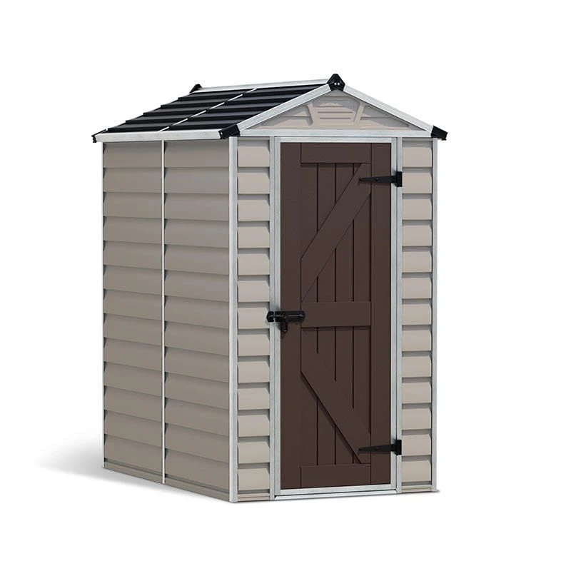 4' X 6' Palram Canopia Tan Skylight Plastic Shed (1.21m X 1.77m) 14 4' X 6' Palram Canopia Tan Skylight Plastic Shed (1.21m X 1.77m) - Image 12