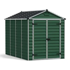 6' X 10' Palram Canopia Green Skylight Plastic Shed (1.85m X 3.04m) 27 6' X 10' Palram Canopia Green Skylight Plastic Shed (1.85m X 3.04m) -Zen Gardenia Sales 03 706037hdbun 6x10 palram canopia green skylight shed render min