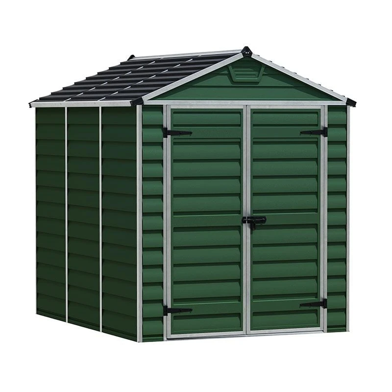 6' X 8' Palram Canopia Dark Green Skylight Plastic Shed (1.85m X 2.29m) 16 6' X 8' Palram Canopia Dark Green Skylight Plastic Shed (1.85m X 2.29m) - Image 14
