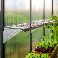 2' X 1' Palram Canopia Leaves Greenhouse Shelves - 2 Pack (0.65m X 0.26m) 14 2' X 1' Palram Canopia Leaves Greenhouse Shelves - 2 Pack (0.65m X 0.26m) -Zen Gardenia Sales 03 707010 2x1 pc leaves insitu min