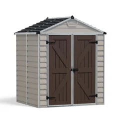 6' X 5' Palram Canopia Tan Skylight Plastic Shed (1.85m X 1.54m) 29 6' X 5' Palram Canopia Tan Skylight Plastic Shed (1.85m X 1.54m) -Zen Gardenia Sales 03 707207hdbun 6x5 palram canopia tan skylight shed render min