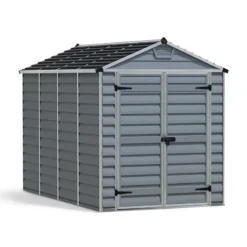 6' X 10' Palram Canopia Grey Skylight Plastic Shed (1.85m X 3.04m) -Zen Gardenia Sales 04 705588hd 6x10 palram canopia grey skylight shed render min