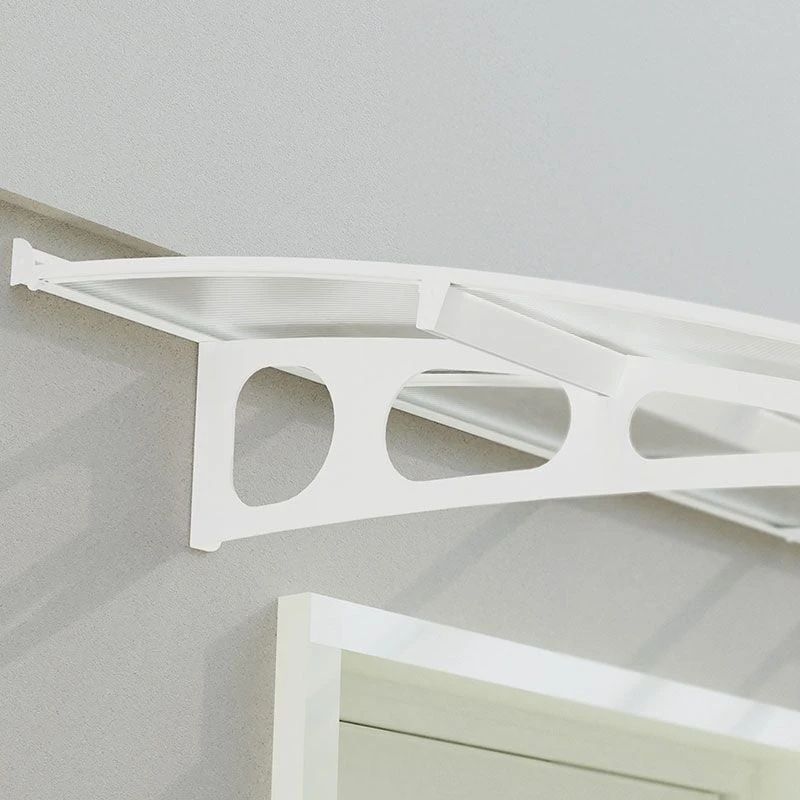 21' X 5' Palram Canopia Bordeaux 6690 Large Door Canopy - White Mist (6.71m X 1.39m) 6 21' X 5' Palram Canopia Bordeaux 6690 Large Door Canopy - White Mist (6.71m X 1.39m) - Image 4