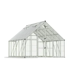 10' X 12' Palram Canopia Balance Silver Greenhouse (3.04m X 3.66m) 20 10' X 12' Palram Canopia Balance Silver Greenhouse (3.04m X 3.66m) -Zen Gardenia Sales 04 706963 10x12 pc balance render min