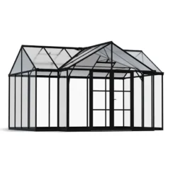 14'9 X 12'5 Palram Canopia Triomphe Orangery Enclosed Garden Gazebo (4.54m X 3.8m) -Zen Gardenia Sales 04 706970 14x12 pc triomphe render min 1