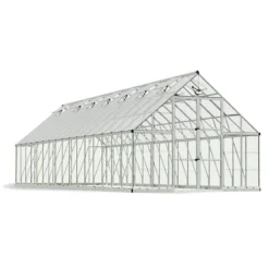 10' X 32' Palram Canopia Balance Silver Extra-Large Greenhouse (3.04m X 9.64m) -Zen Gardenia Sales 04 707016 10x32 pc balance render min