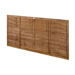 Forest 6' X 3' Brown Pressure Treated Super Lap Fence Panel (1.83m X 0.91m) 9 Forest 6' X 3' Brown Pressure Treated Super Lap Fence Panel (1.83m X 0.91m) -Zen Gardenia Sales 04 tpsuper63brptr render2 min 1