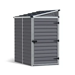 4' X 6' Palram Canopia Grey Skylight Pent Plastic Shed (1.17m X 1.77m) 20 4' X 6' Palram Canopia Grey Skylight Pent Plastic Shed (1.17m X 1.77m) -Zen Gardenia Sales 05 702624hd 4x6 palram canopia grey skylight shed render min