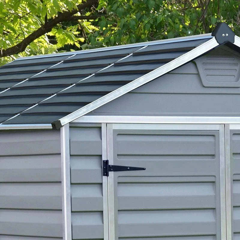 6' X 12' Palram Canopia Grey Skylight Plastic Shed (1.85m X 3.79m) 9 6' X 12' Palram Canopia Grey Skylight Plastic Shed (1.85m X 3.79m) - Image 7