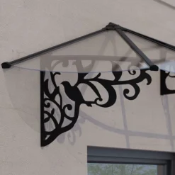 7’1 X 2’11 Palram Canopia Lily 2130 Black Clear Door Canopy (2.16m X 0.88m) 12 7’1 X 2’11 Palram Canopia Lily 2130 Black Clear Door Canopy (2.16m X 0.88m) -Zen Gardenia Sales 05 706612 lily 2130 feature1 min 1