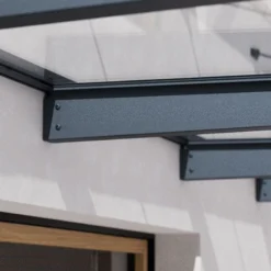 12’5 X 4’7 Palram Canopia Sophia XL 4000 Grey Clear Door Canopy (3.79m X 1.4m) -Zen Gardenia Sales 05 706975 sophia 4000 feature1 min