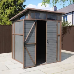 7’ X 7’ Mercia Premium Composite Pent Shed (2.03m X 2.08m) 22 7’ X 7’ Mercia Premium Composite Pent Shed (2.03m X 2.08m) -Zen Gardenia Sales 05 esdxl30pls027 mercia 7x7 composite shed insitu4 min