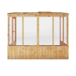 8'2 X 4'4 (2.49x1.32m) Mercia 84 Wooden Lean-To Greenhouse -Zen Gardenia Sales 05 si 004 001 0005 render1 min 1