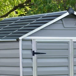 6' X 3' Palram Canopia Grey Skylight Plastic Shed (1.85m X 0.9m) 25 6' X 3' Palram Canopia Grey Skylight Plastic Shed (1.85m X 0.9m) -Zen Gardenia Sales 06 705586hd 6x3 palram canopia grey skylight shed feature2 min