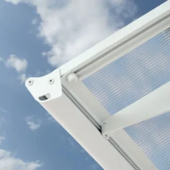 21' X 5' Palram Canopia Bordeaux 6690 Large Door Canopy - White Mist (6.71m X 1.39m) 13 21' X 5' Palram Canopia Bordeaux 6690 Large Door Canopy - White Mist (6.71m X 1.39m) -Zen Gardenia Sales 06 706831 21x5 pc bordeaux wm feature min