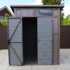 7’ X 7’ Mercia Premium Composite Pent Shed (2.03m X 2.08m) 23 7’ X 7’ Mercia Premium Composite Pent Shed (2.03m X 2.08m) -Zen Gardenia Sales 06 esdxl30pls027 mercia 7x7 composite shed insitu5 min