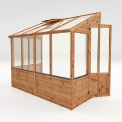 8' X 4' Mercia Shiplap Wooden Lean To Greenhouse (2.4m X 1.3m) -Zen Gardenia Sales 06 si 004 001 0027 render3 min