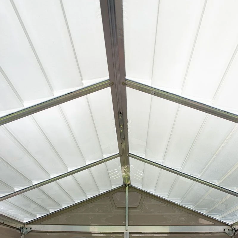 4' X 6' Palram Canopia Tan Skylight Plastic Shed (1.21m X 1.77m) 9 4' X 6' Palram Canopia Tan Skylight Plastic Shed (1.21m X 1.77m) - Image 7