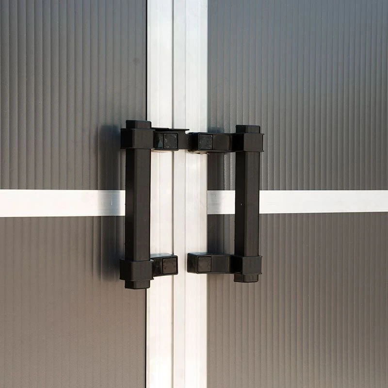 11' X 13.1' Palram Canopia Yukon Dark Grey Skylight Plastic Shed (3.32m X 3.93m) 9 11' X 13.1' Palram Canopia Yukon Dark Grey Skylight Plastic Shed (3.32m X 3.93m) - Image 7