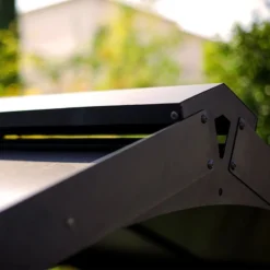 8' X 6' Palram Canopia Austin 2400 BBQ Shelter Gazebo - Black (2.84m X 1.8m) -Zen Gardenia Sales 07 706835 8x6 pc austin feature min