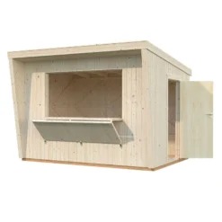 11'8 X 9'6 Palmako Kira (16mm) Premium Extra-Large Garden Bar (3.6m X 2.9m) -Zen Gardenia Sales 08 109668 kira render3 min