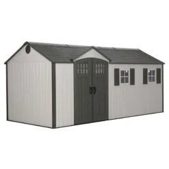 17'6 X 8' Lifetime Dual Entrance Heavy Duty Plastic Shed (5.33m X 2.44m) -Zen Gardenia Sales 08 60213 lifetime dual 175 render5 min
