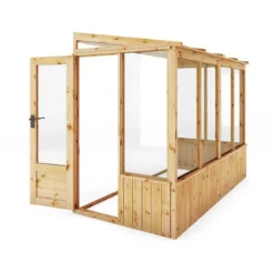 8'2 X 4'4 (2.49x1.32m) Mercia 84 Wooden Lean-To Greenhouse -Zen Gardenia Sales 08 si 004 001 0005 render4 min 1