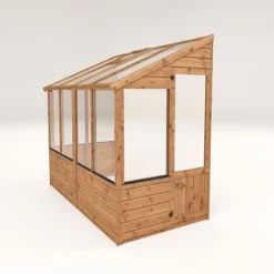 8' X 4' Mercia Shiplap Wooden Lean To Greenhouse (2.4m X 1.3m) -Zen Gardenia Sales 08 si 004 001 0027 render5 min