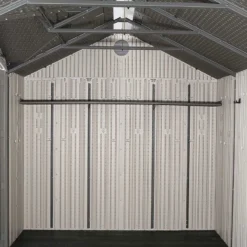 17'6 X 8' Lifetime Dual Entrance Heavy Duty Plastic Shed (5.33m X 2.44m) -Zen Gardenia Sales 09 60213 lifetime dual 175 feature1 min