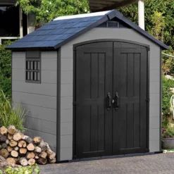 Zen Gardenia Sales 32 7' X 7' Keter Premier Plastic Garden Shed (2.29m X 2.23m)