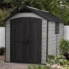 7' X 9' Keter Premier Plastic Garden Shed (2.28m X 2.87m) -Zen Gardenia Sales 1 255235 7x9 keter premier insitu1 min 1