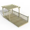 8' X 16' Forest Pergola Deck Kit With Retractable Canopy No. 6 (2.4m X 4.8m) -Zen Gardenia Sales 1 patpergc3b2pcchd render min