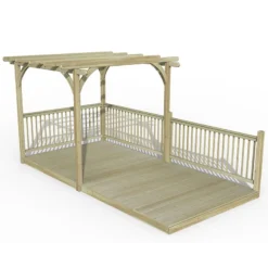 8' X 16' Forest Pergola Deck Kit No. 6 (2.4m X 4.8m)