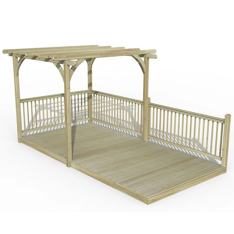 8' X 16' Forest Pergola Deck Kit No. 6 (2.4m X 4.8m) 3 8' X 16' Forest Pergola Deck Kit No. 6 (2.4m X 4.8m)