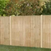 Forest 6' X 5' Pressure Treated Vertical Closeboard Fence Panel (1.83m X 1.52m) 2 Forest 6' X 5' Pressure Treated Vertical Closeboard Fence Panel (1.83m X 1.52m) -Zen Gardenia Sales 1 vbp65ptr insitu min 1