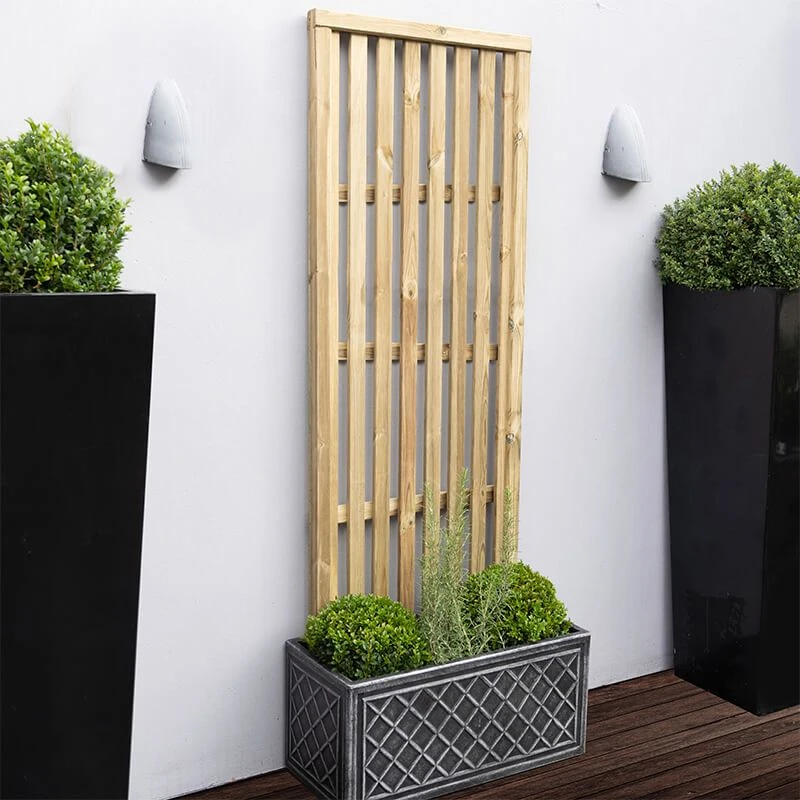 Forest 6' X 2' Pressure Treated Vertical Slatted Garden Screen Panel (1.8m X 0.6m) 3 Forest 6' X 2' Pressure Treated Vertical Slatted Garden Screen Panel (1.8m X 0.6m)